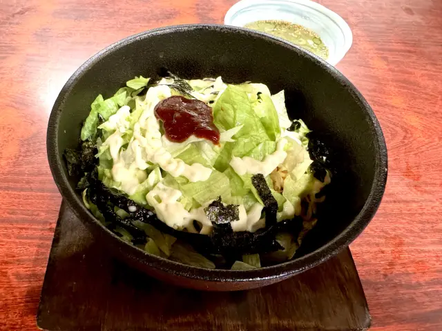シャキシャキレタス焼きビビンバ